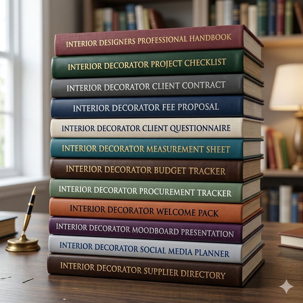 Interior Decorator Bundle — 12 professional templates